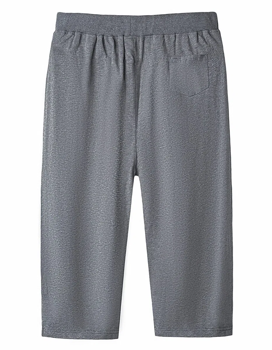 Herren Sport Jogginghose Sommer Outdoor Kurze Hose Baumwolle Jogging Hose Capri Hosen Leicht Fitness Trainingshose Atmungsaktiv Sommer Shorts