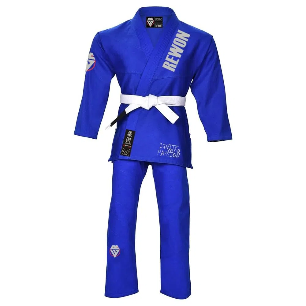 Rewon Brazilian Jiu Jitsu anzug - Kimono BJJ Gi, Aikido Anzug, Männer Frauen Jiu Jitsu ultraleicht sanforisiert Uniform für Training und Wettbewerb