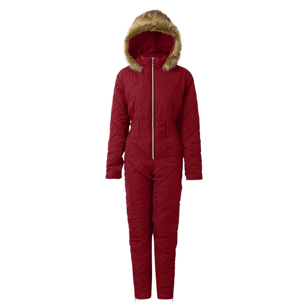 generisch Winterjacke Damen Reiten Damen Winter Ski Overall Outdoor Sport Schneeanzug Kunstwolle Kragen Mantel Overall mit Hoodies Ski Jacken und Hosen Damen Winterjacke Schwarz