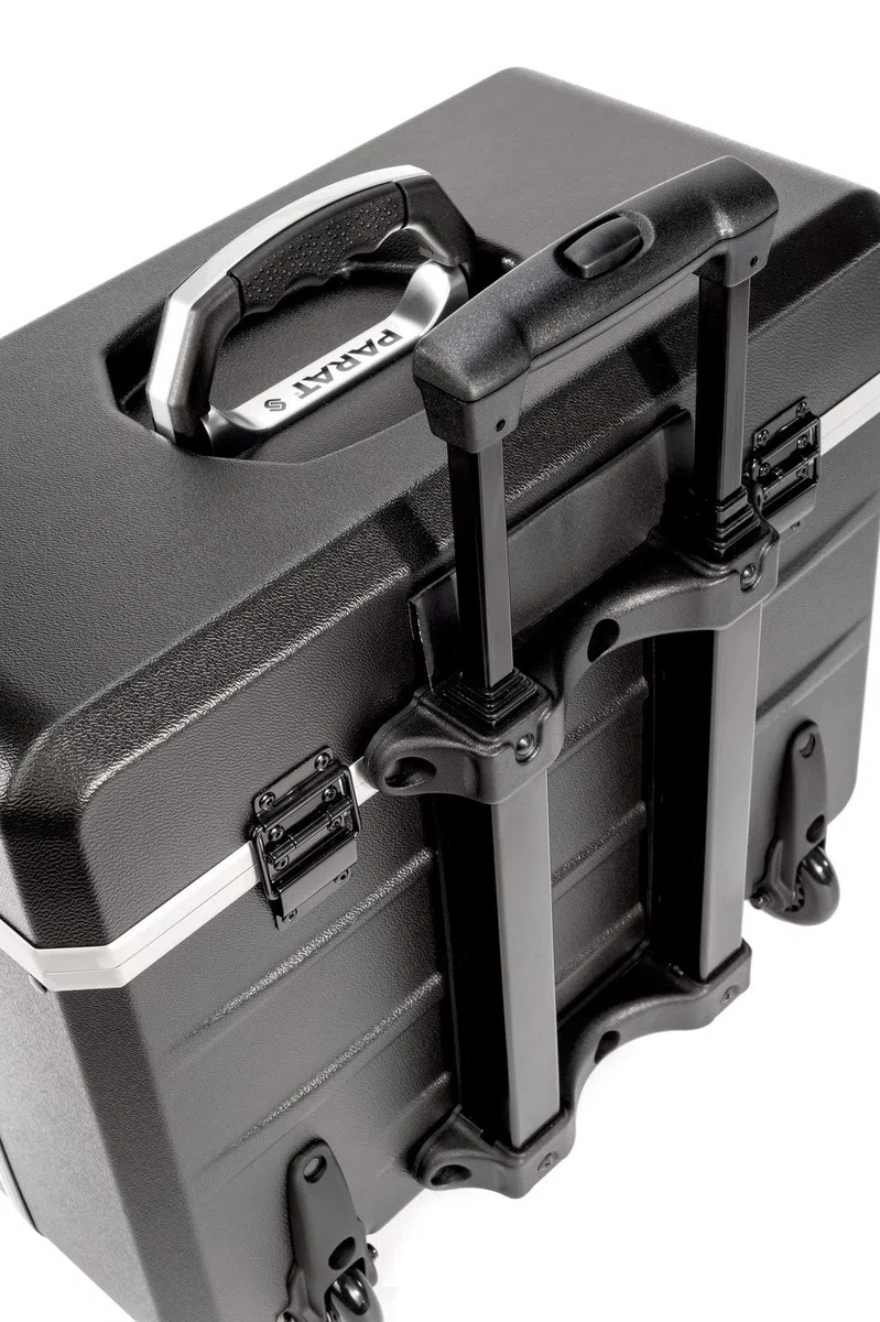 Parat Arbeitstasche PARADOC TronX (mit gepolstertem Notebookfach, Dokumentenfach; Rollen, Material: X-ABS-Kunststoff; schwarz (leer - ohne Inhalt))
