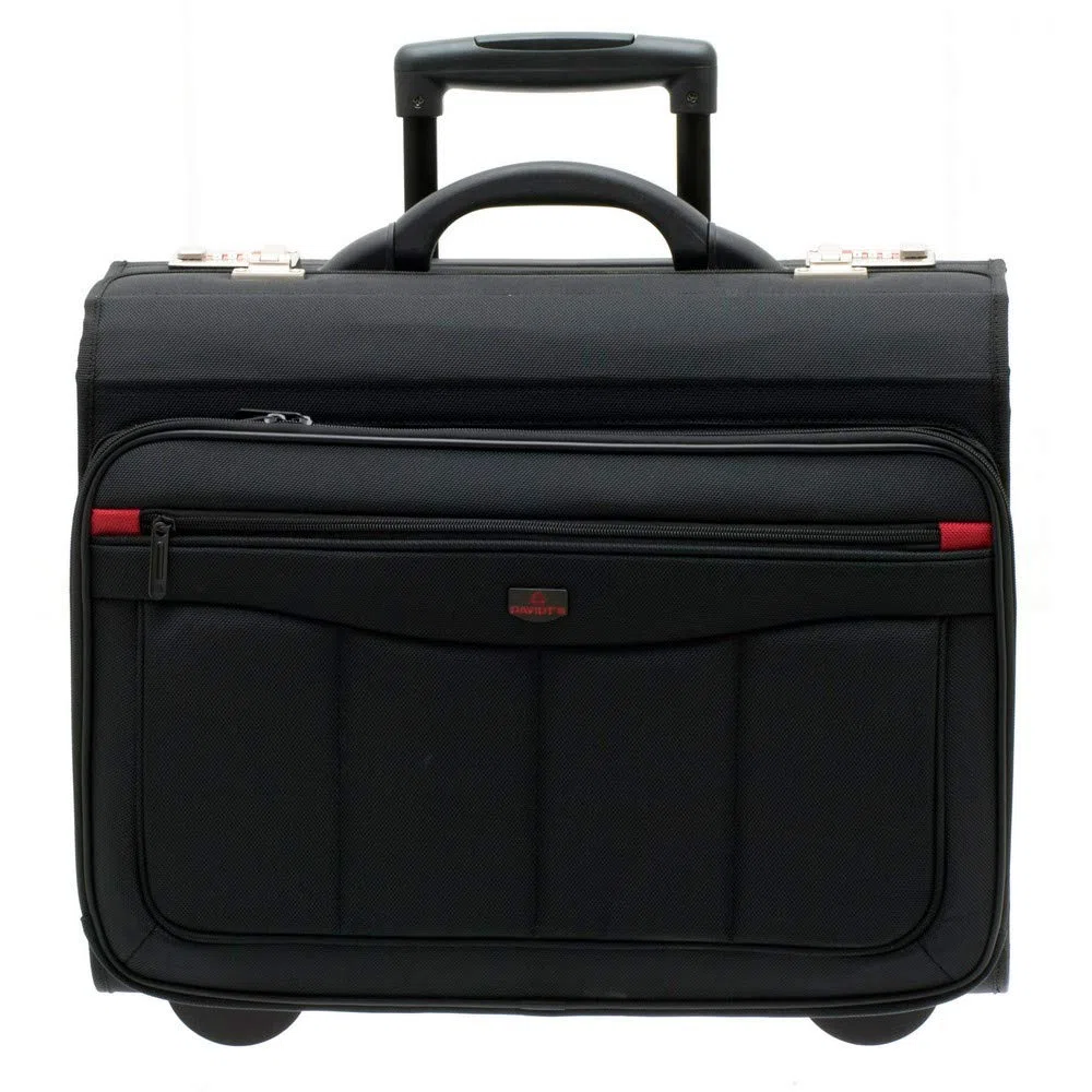 Pilotenkoffer Trolley Aktenkoffer mit Rollen und Laptopfach 15" Zoll Business Laptop Trolley Handgepäck
