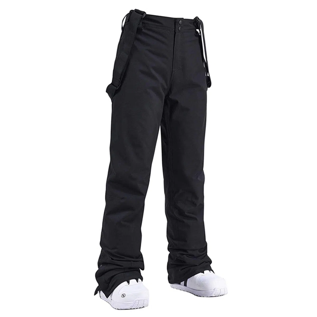 Damen wasserdichte, Winter Skihose mit Verstellbaren Trägern Overall Winddichte Schneehose Frauen Softshellhose Outdoor Warme Skihose Winterhose Thermohose Snowboardhose Wanderhose