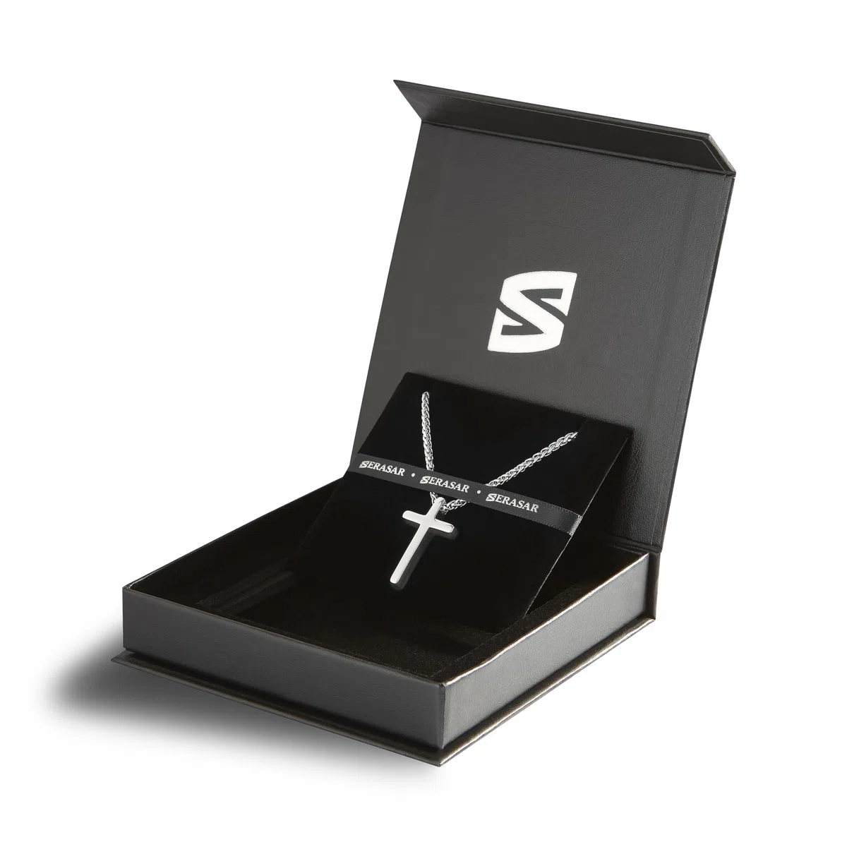 SERASAR Premium Halskette Herren [Lord] | Rostfreier 316L Chirurgenstahl | Wasserfest | Stabile Kette | Sicherer Verschluss | Drei Farben | Inklusive Schmuckschachtel