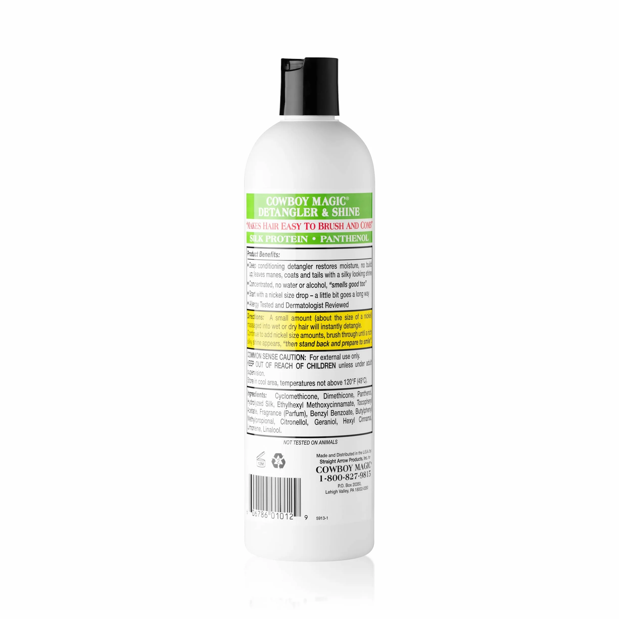 Cowboy Magic Cowboy Magie Detangler und Shine - 16 oz - Clear, Unisex, CBM0007