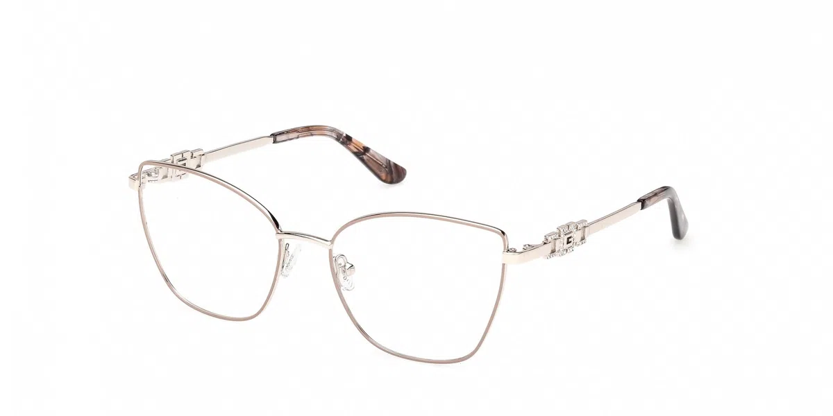 GUESS GU50316 057 shiny beige 55/17/140 - Gafas para mujer