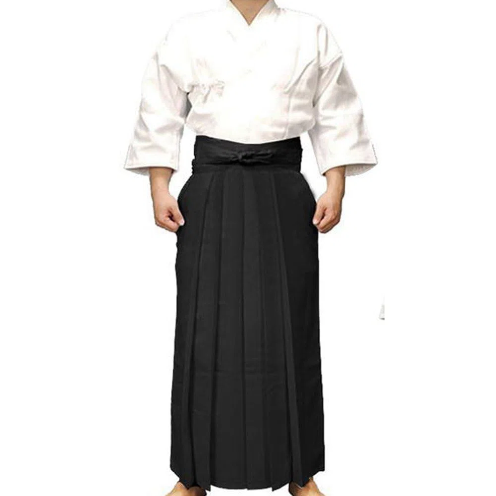 Kendo-Hakama-Hose, Japanische Samurai-uniform, Traditionelle Kampfsportbekleidung, Hapkido-Hakama-uniform Für Japanisches Bogenschießen