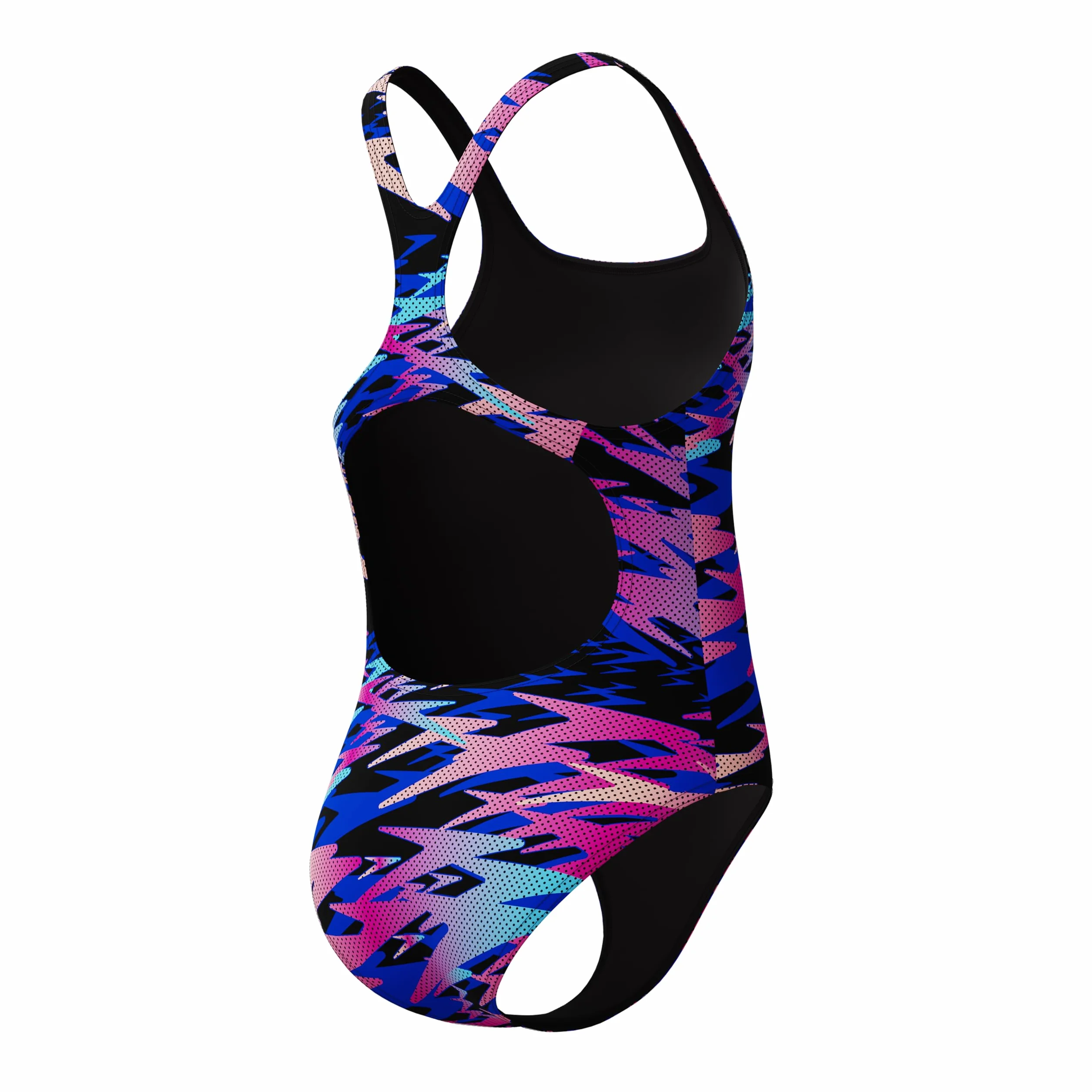 Speedo Mädchen Hyperboom Print Medalist One Piece Schwimmanzug