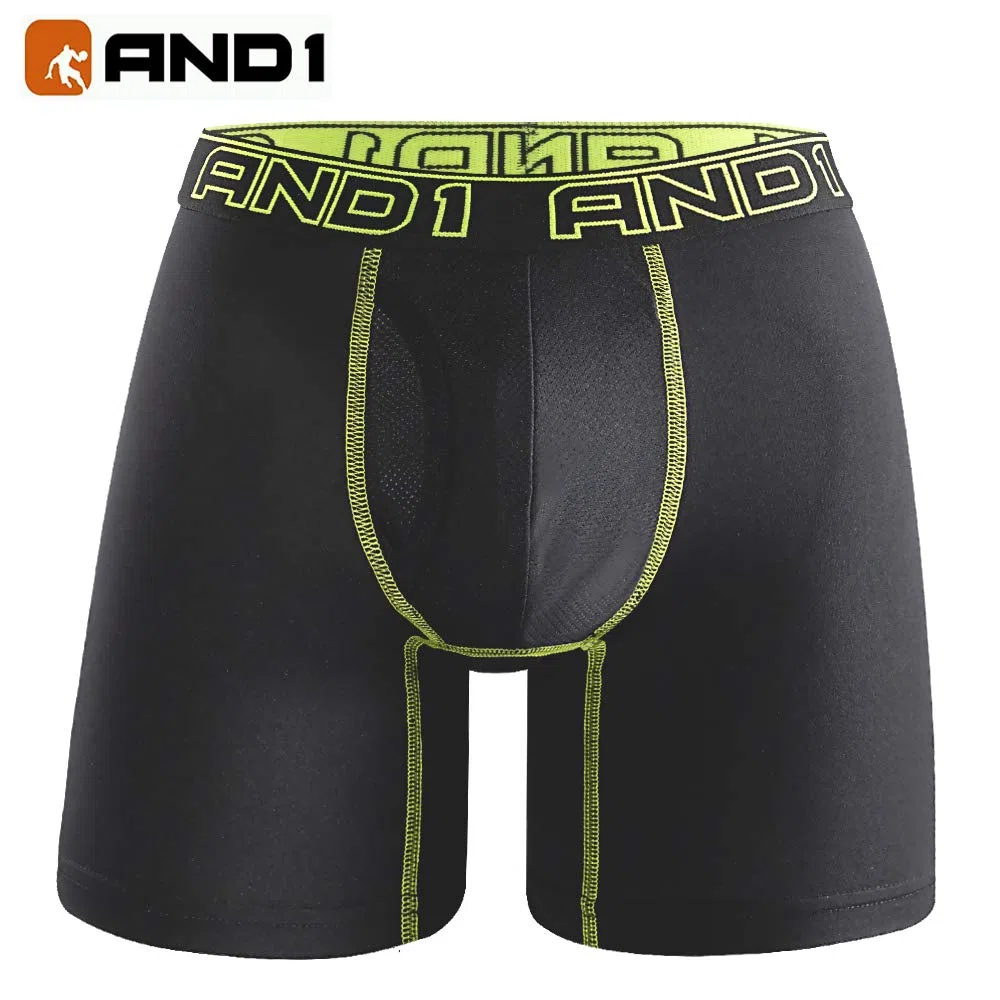 AND1 Sport Boxershorts 5er Pack Unterwäsche Herren Unterhosen Männer Retroshorts Boxer Brief Sportunterwäsche Retro Pants Mit regulärem oder langem Bein