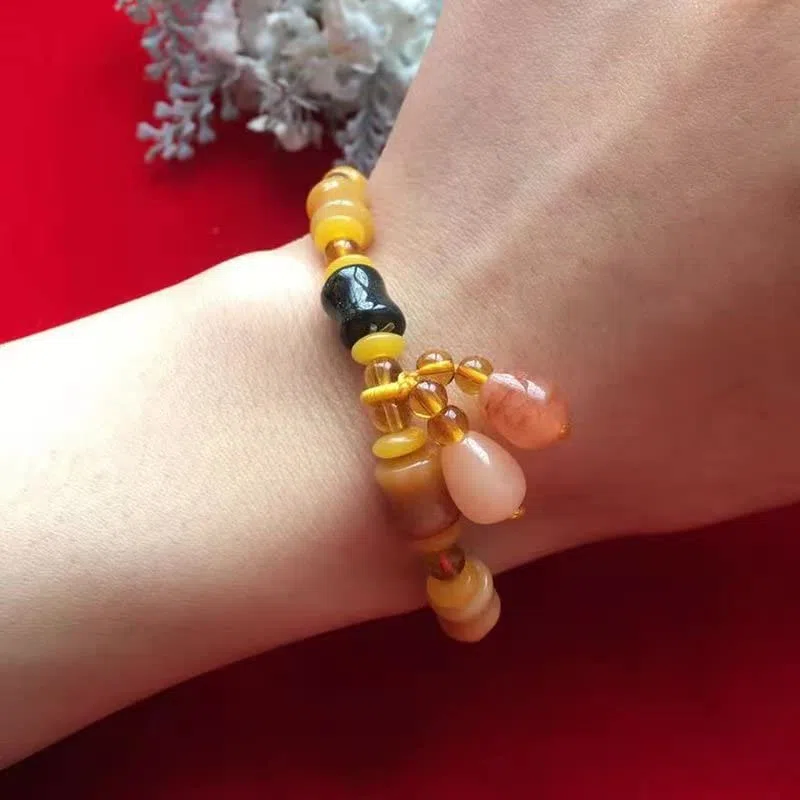 MOCHAMIK Echte natürliche Farbe Seide Jade Armband Frauen Jade Stein Perlen elastisch BEchte natürliche Farbe Seide Jade Armband Frauen Jade Stein Perlen elastische Armbänder Jade Schmuck Armband