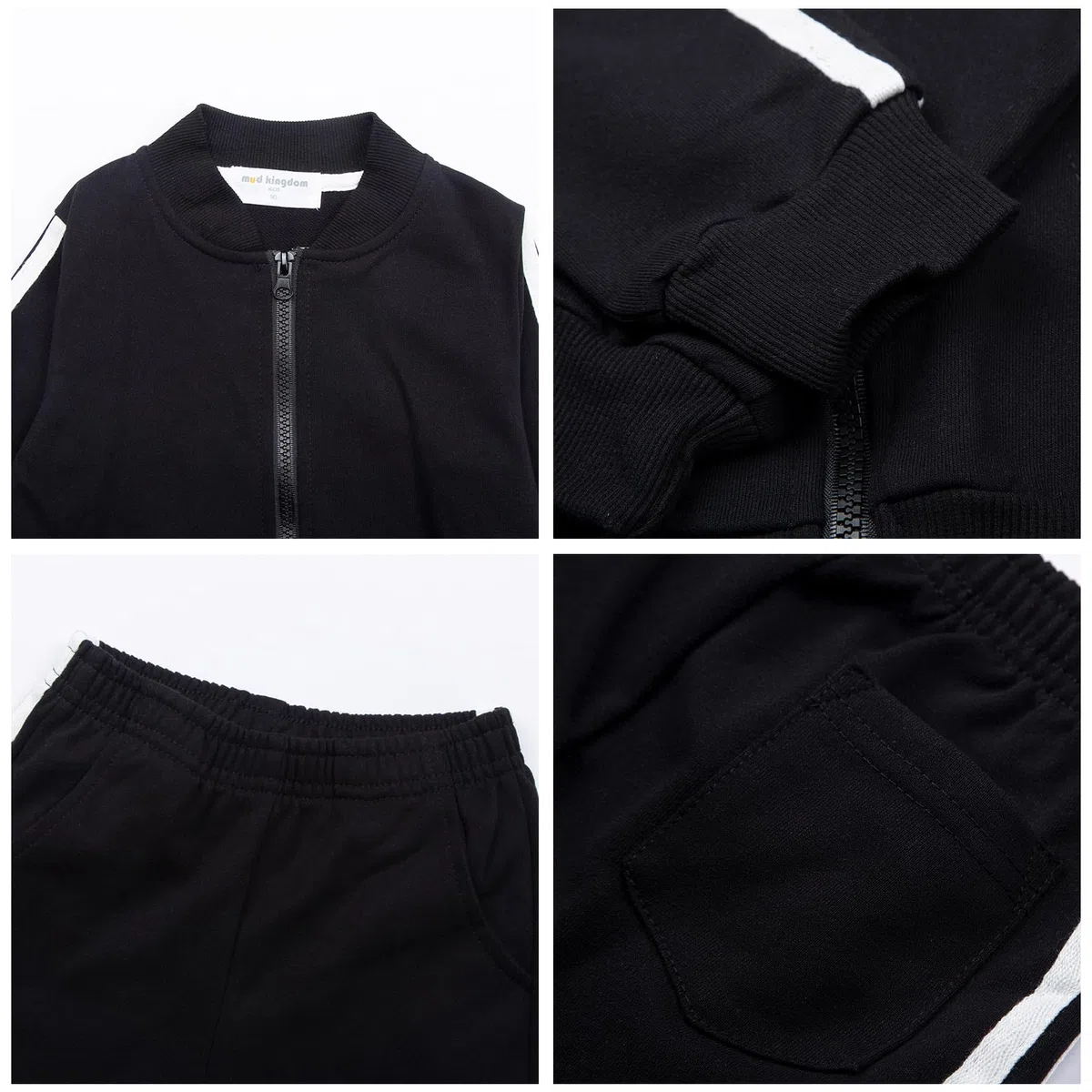 Mud Kingdom Kleine Jungs Jogger Set Langarm-Freizeitoberbekleidung