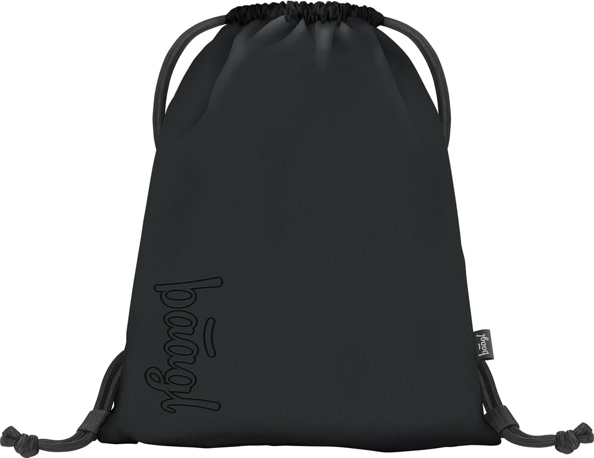 Baagl Schulrucksack Set Jungen Mädchen 5 Teilig 30 l - Darkness | Skateboard Rucksack für Teenager hat ein ergonomischer Schulranzen System, eine Bauchtasche und ein Laptopfach für Schule.