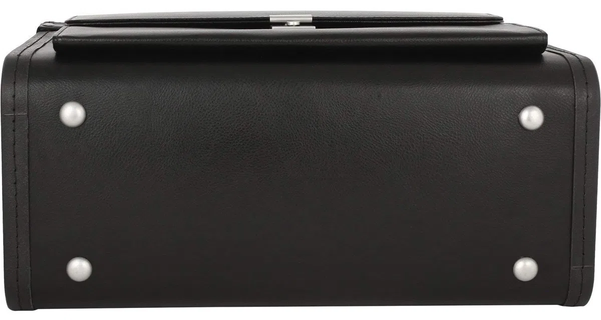 Pilotenkoffer Bowatex Aktenkoffer Business Koffer 25 L Schwarz Leder 46 x34x22cm