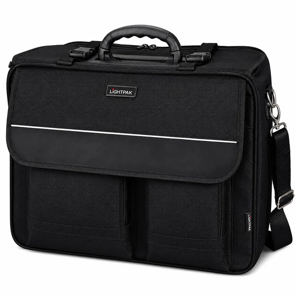 Koffer 46008 - The Flight Pilotenkoffer, aus Polyester, Schwarz 45 x 34 x 20 cm, 11,5 liters 10100194