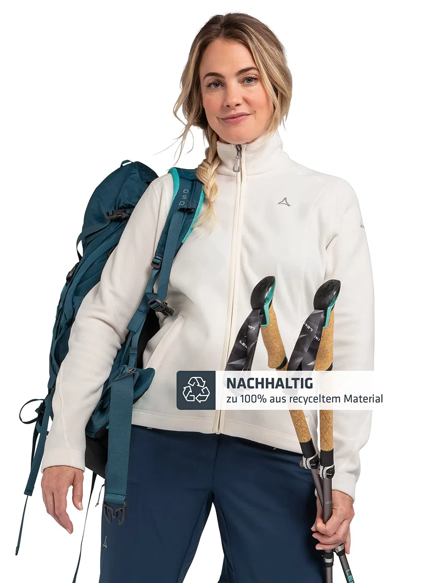 Schöffel Damen Fleece Jacket Leona3, leichte und wärmende Fleecejacke, schnell trocknende Outdoorjacke aus Tecnopile Material