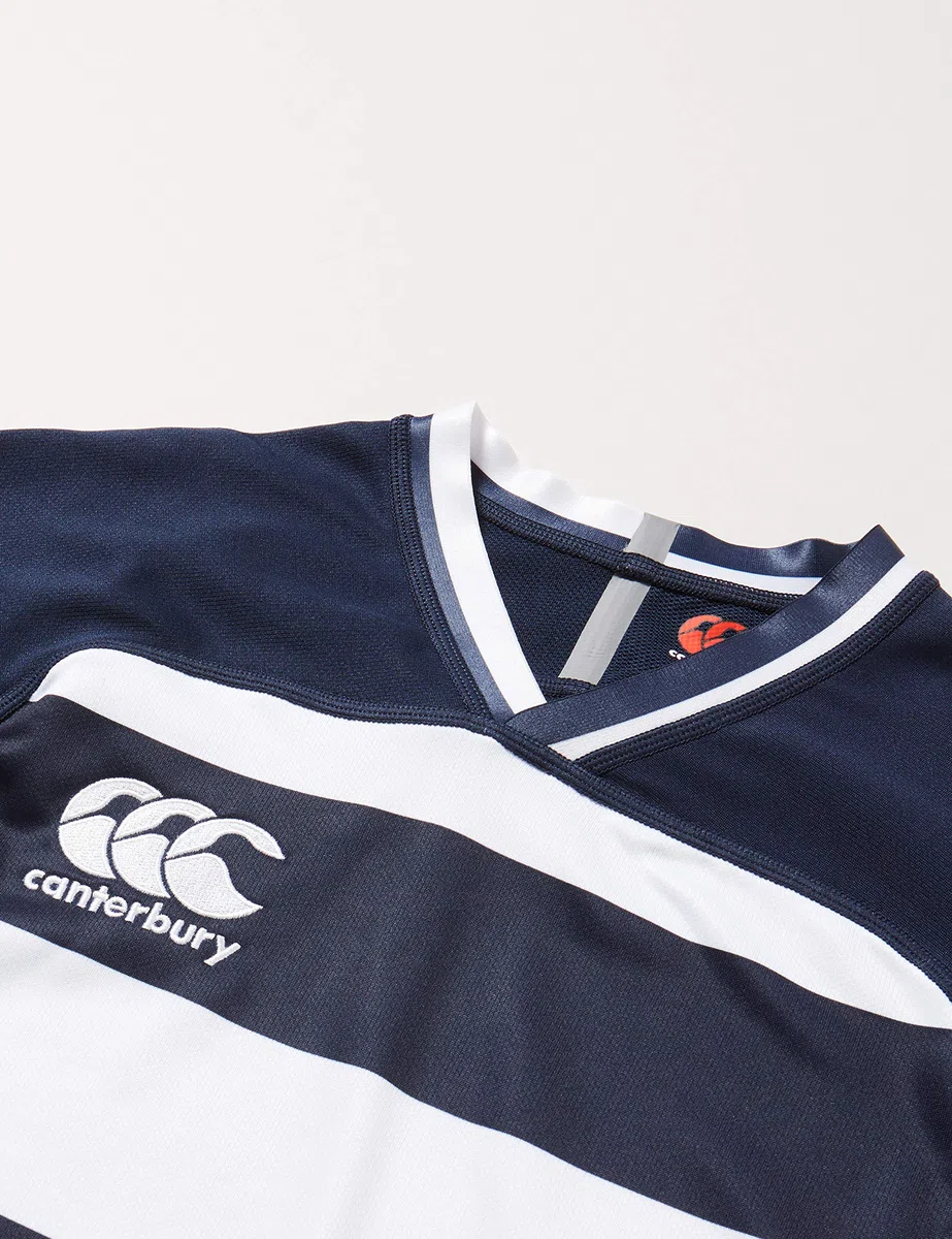 Canterbury Jungen Vapodri Evader Hooped Rugby Jersey Rugby Trikot (1er Pack)