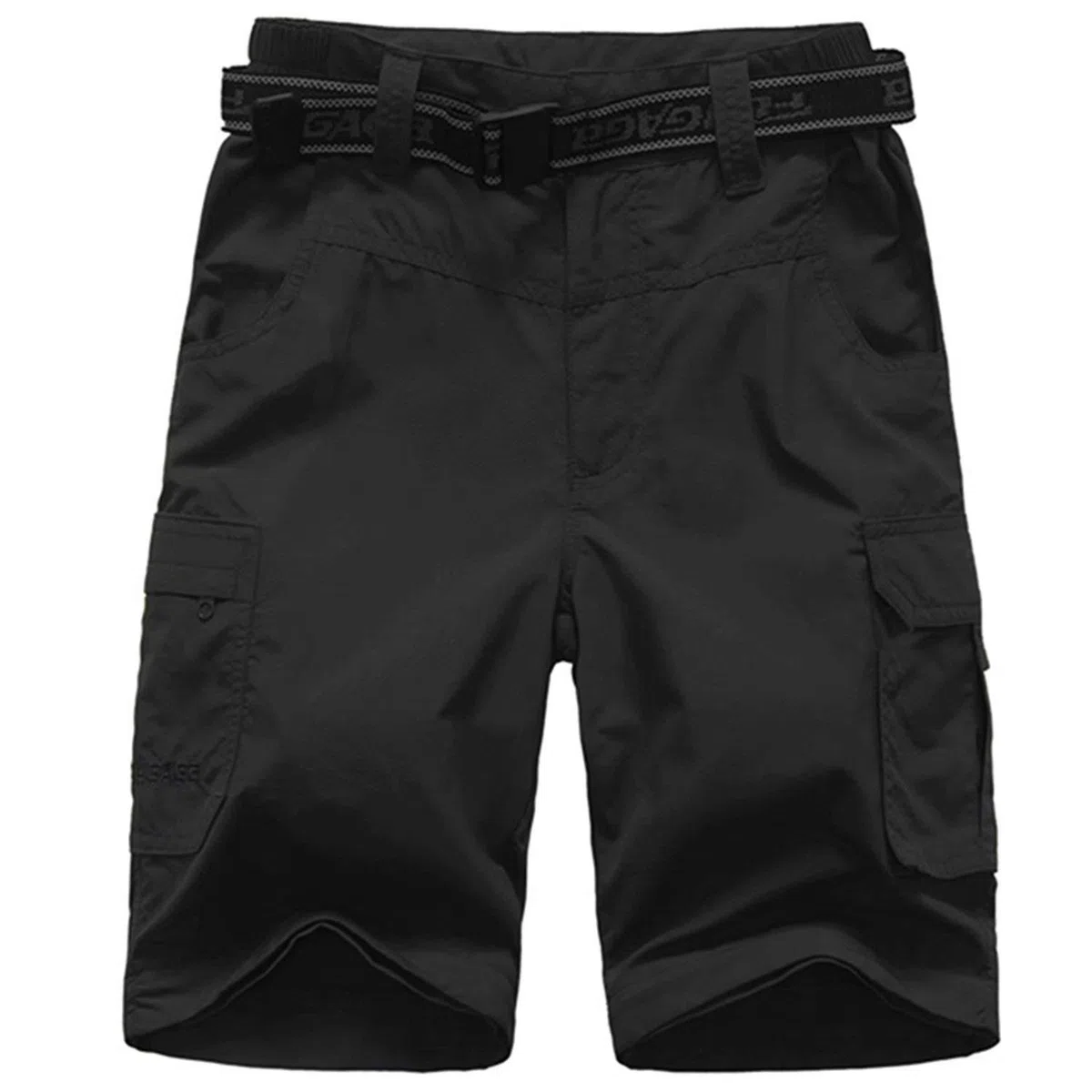 FLYGAGA Kinder Outdoorhose Wanderhose Zip Off Hose abnehmbare hosebeine Shorts Trekkinghose Unisex Jugend Mädchen Sommer mit Gürtel Schnelltrocknend Atmungsaktiv
