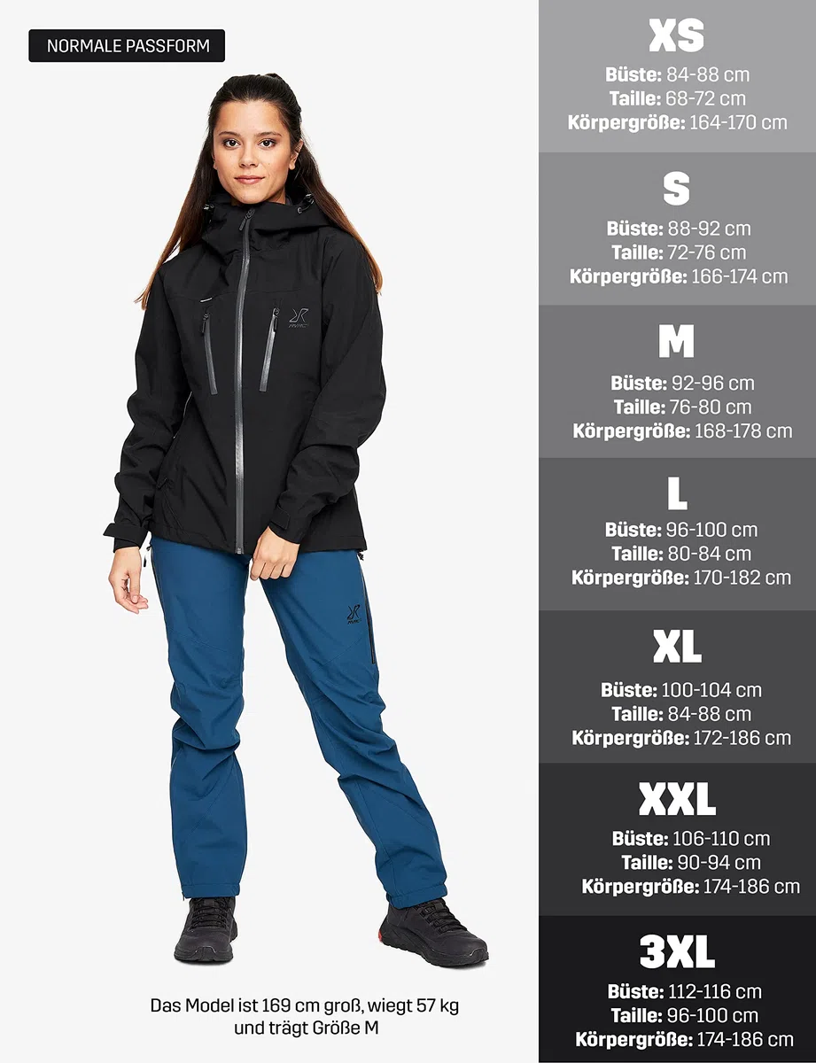 RevolutionRace Silence Proshell 3L Jacket, Damenjacke, belüftete und wasserdichte Jacke für Wanderungen und andere Outdoor-Aktivitäten