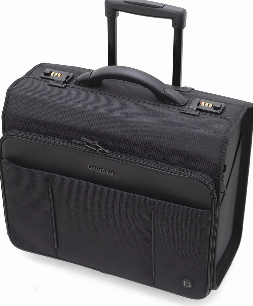 Davidt's DAVIDTS Pilot case + Trolley 263113 Black