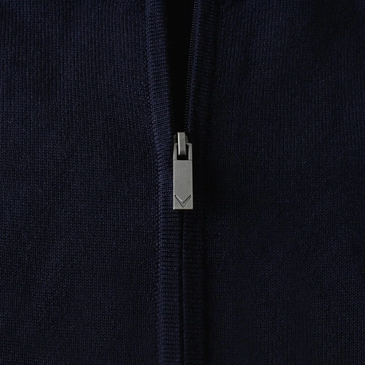 Callaway Herren 1/4 Zipped Merino Sweater mädchen Pullover