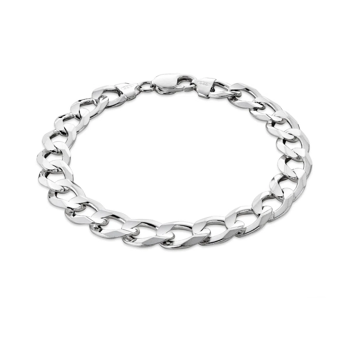 Herren-Armband aus massivem 925 Silber, ideal als Geschenk für Mann oder Freund, mit Schmuckbox