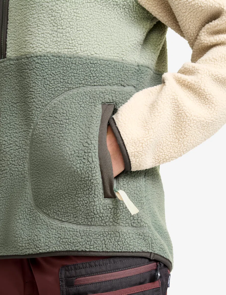 RevolutionRace Canyon Half-Zip Pile Fleece für Damen, Outdoor Teddy Fleecejacken perfekt für Wanderungen und Outdoor-Abenteuer