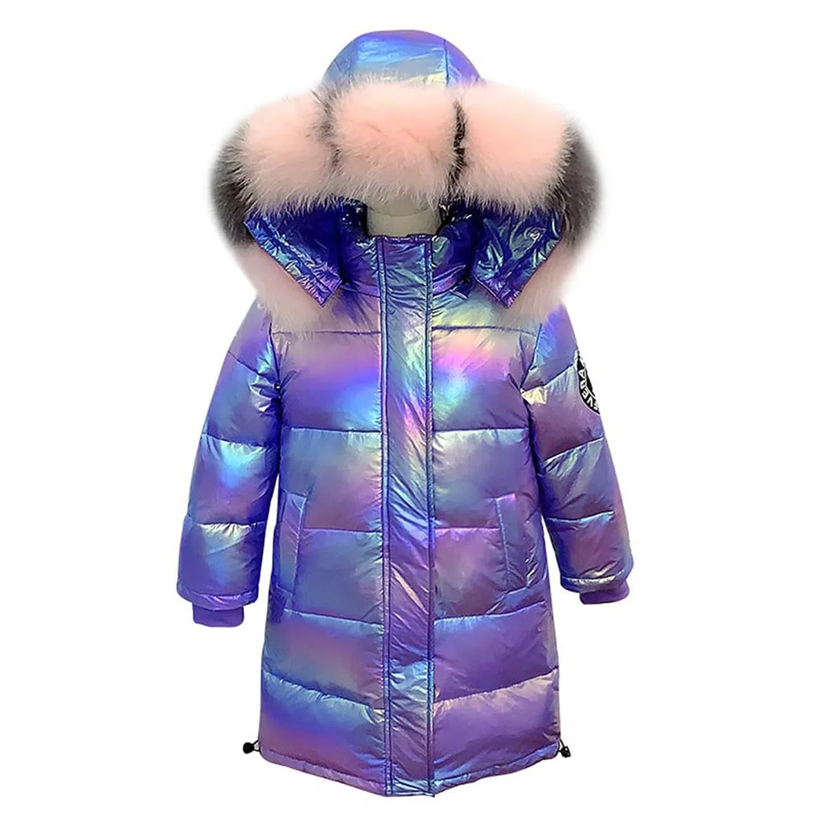 Sweatshirt Kinder Mantel Kinder Winterjacke Mädchen Winter Kapuze Outdoor Wintermantel Warme Jacke Dicke Steppjacke Winddichte Jacke
