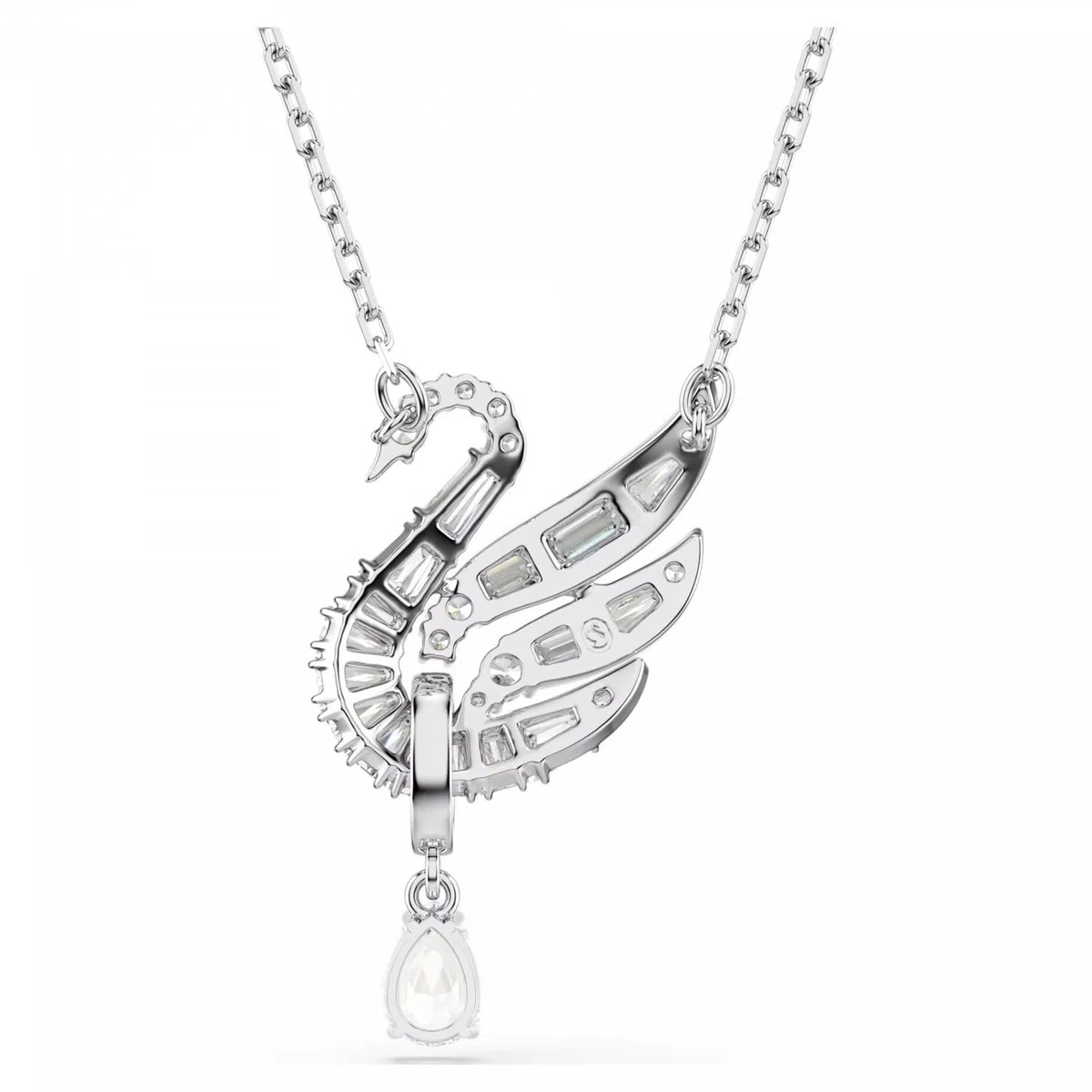 Swarovski Swan Kollektion, Weiß, Rhodiniert