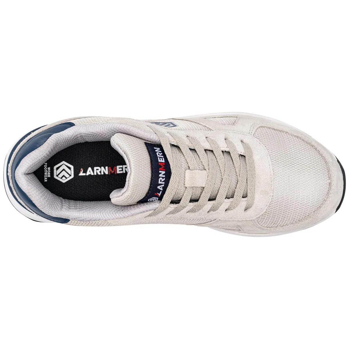 LARNMERN PRO Sicherheitsschuhe Herren Arbeitsschuhe mit Stahlkappe Leicht SRC rutschfest Sportlich Schutzschuhe Größe 36-49 EU