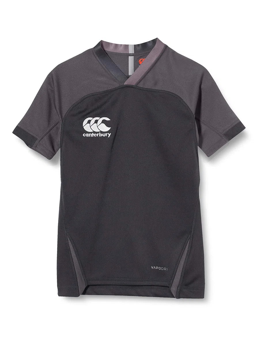 Canterbury Junior Unisex Vapodri Evader Hooped Rugby Jersey | Vapodri Technology | Pro Athletic Fit | Durable Rugby Jersey