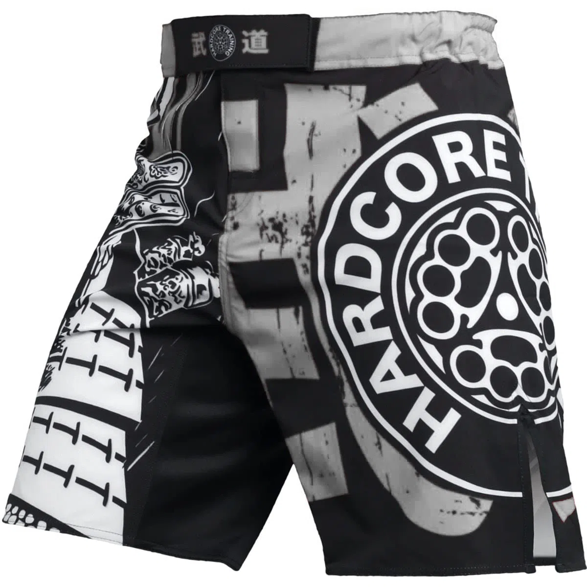 Hardcore Training Fight Shorts Kurze Hose Herren MMA BJJ Grappling Fitness Boxen Muay Thai No Gi