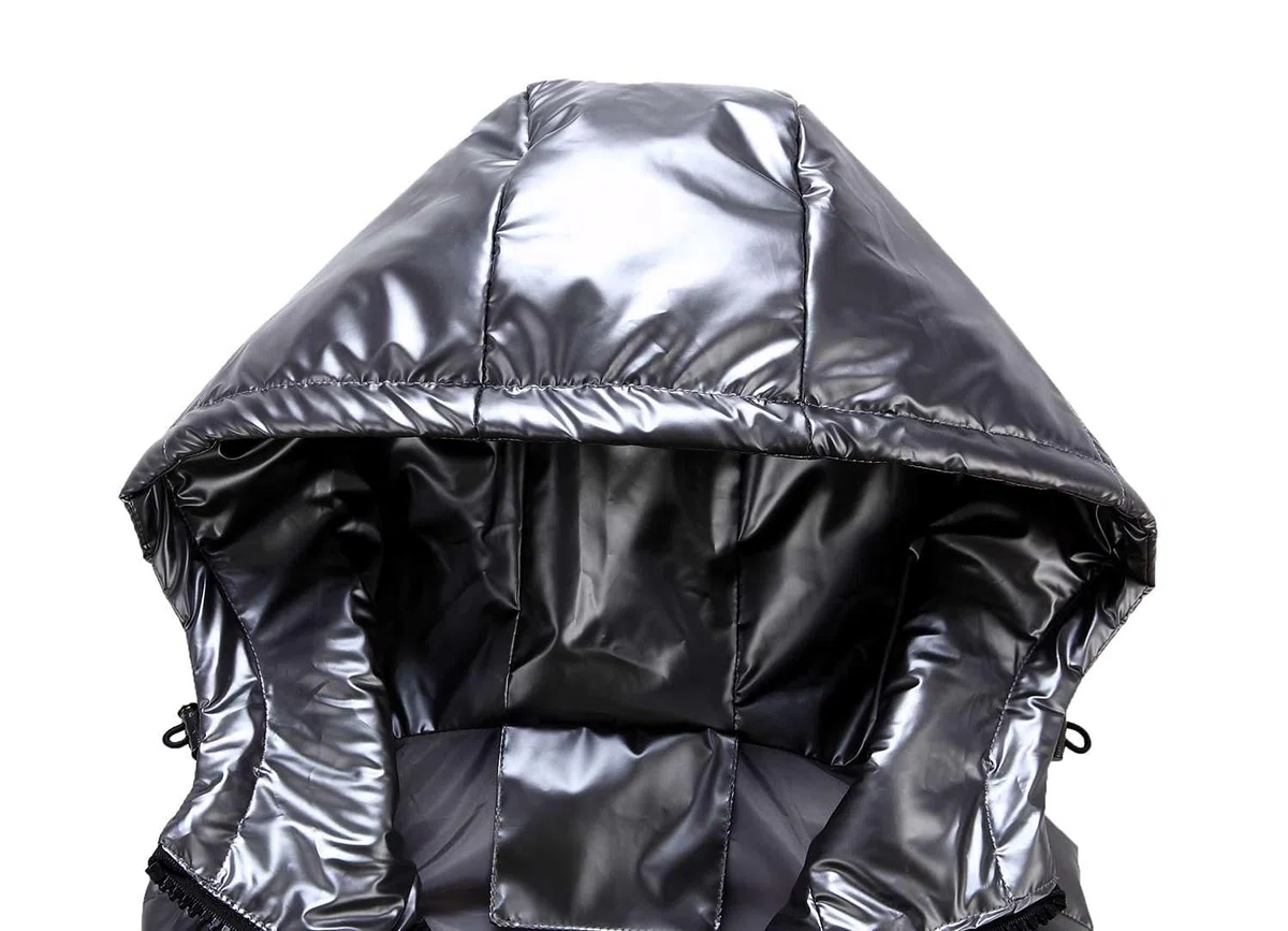 Echinodon Jungen Steppweste mit Kapuze Kinder Teenager Winter Weste Outdoor Wasserabweisend Winddicht Warm Herren Weste