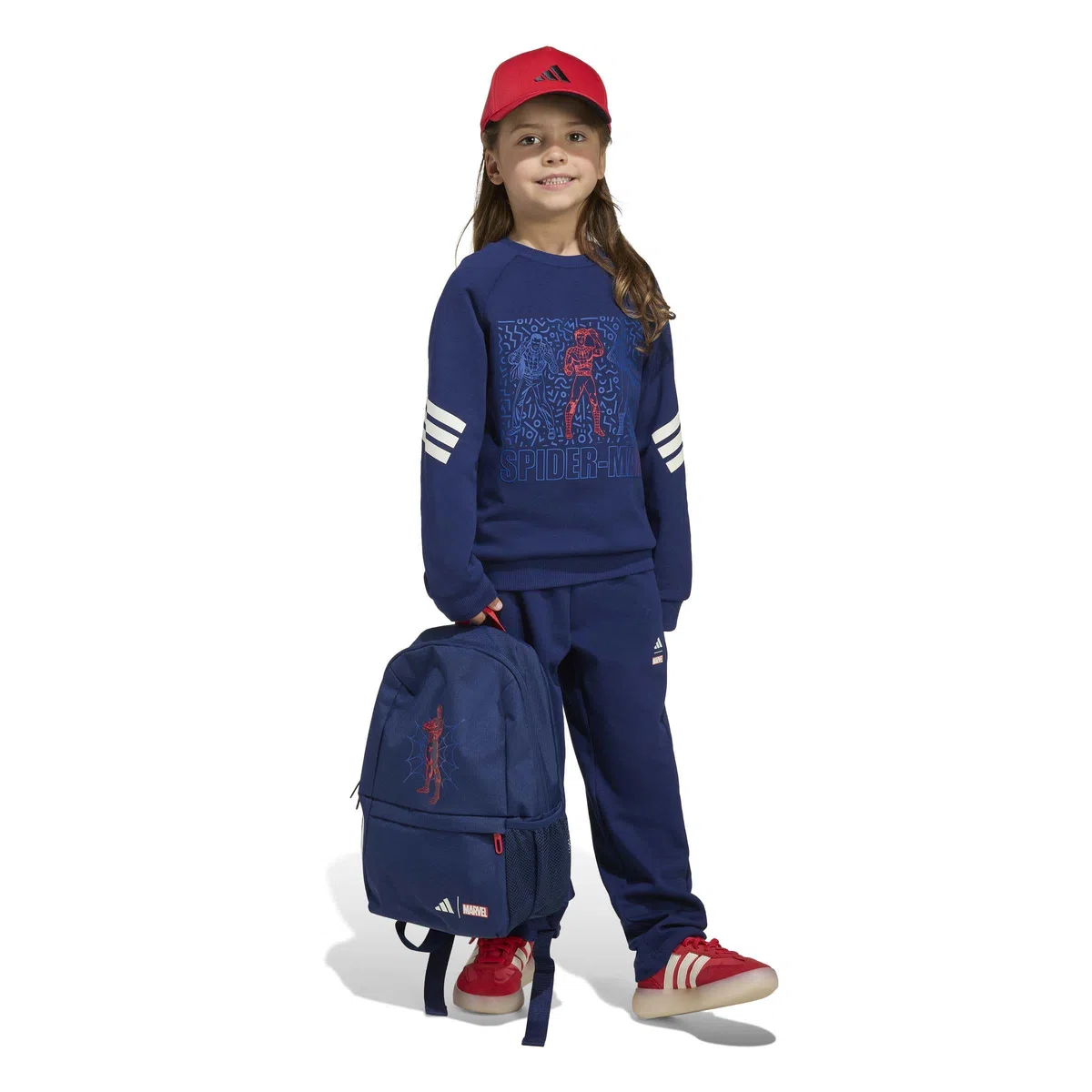 adidas Unisex Kids MARVEL SPIDER-MAN JOGGINGANZUG