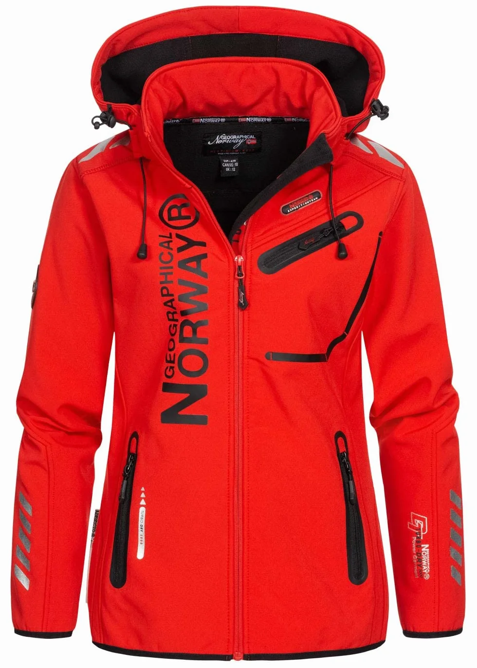 Geographical Norway Damen Softshell Funktions Outdoor Regen Jacke Sport