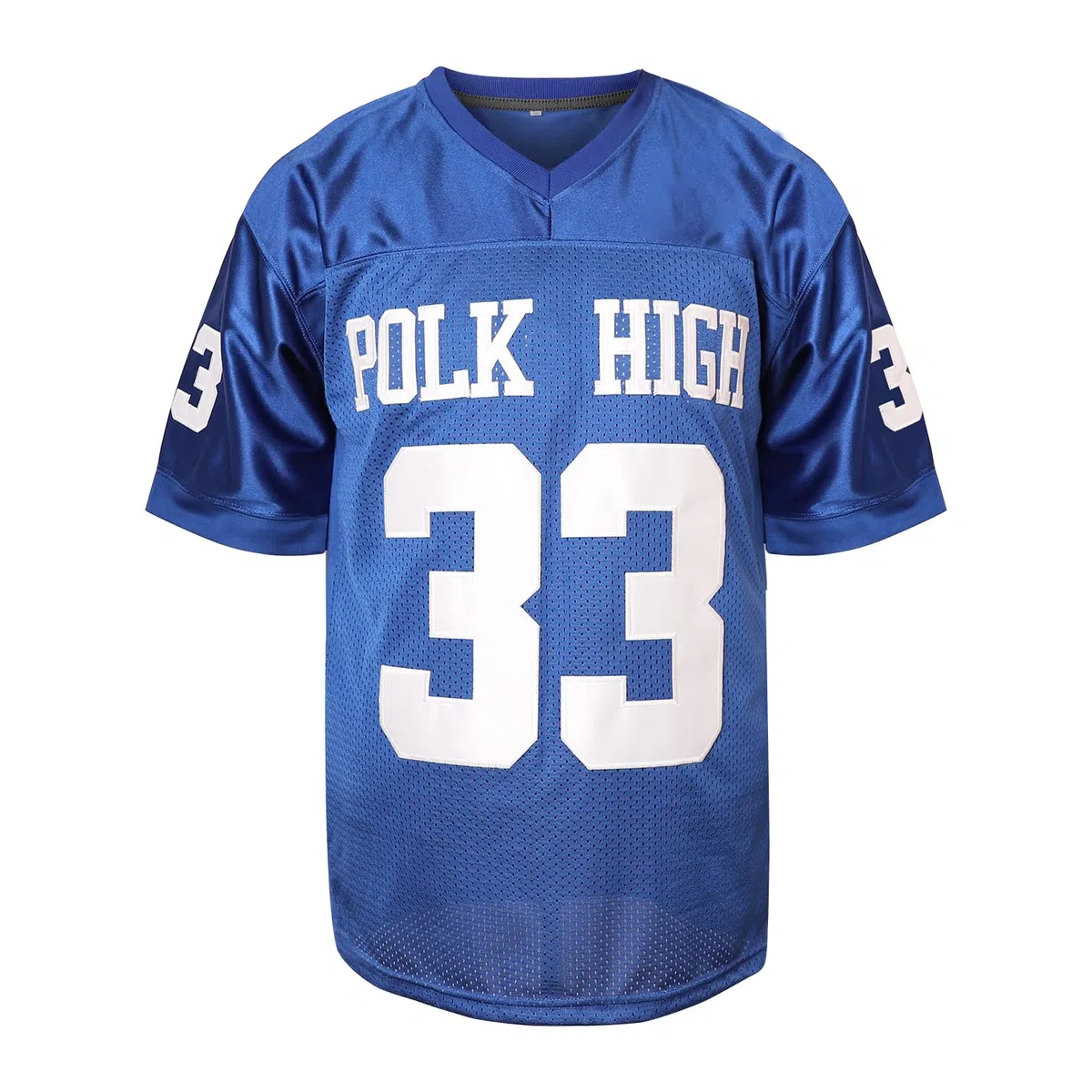 MESOSPERO Al Bundy 33 Polk High Herren Fußballtrikot Blau Sportshirt 90S Hip Hop Kleidung S-3XL